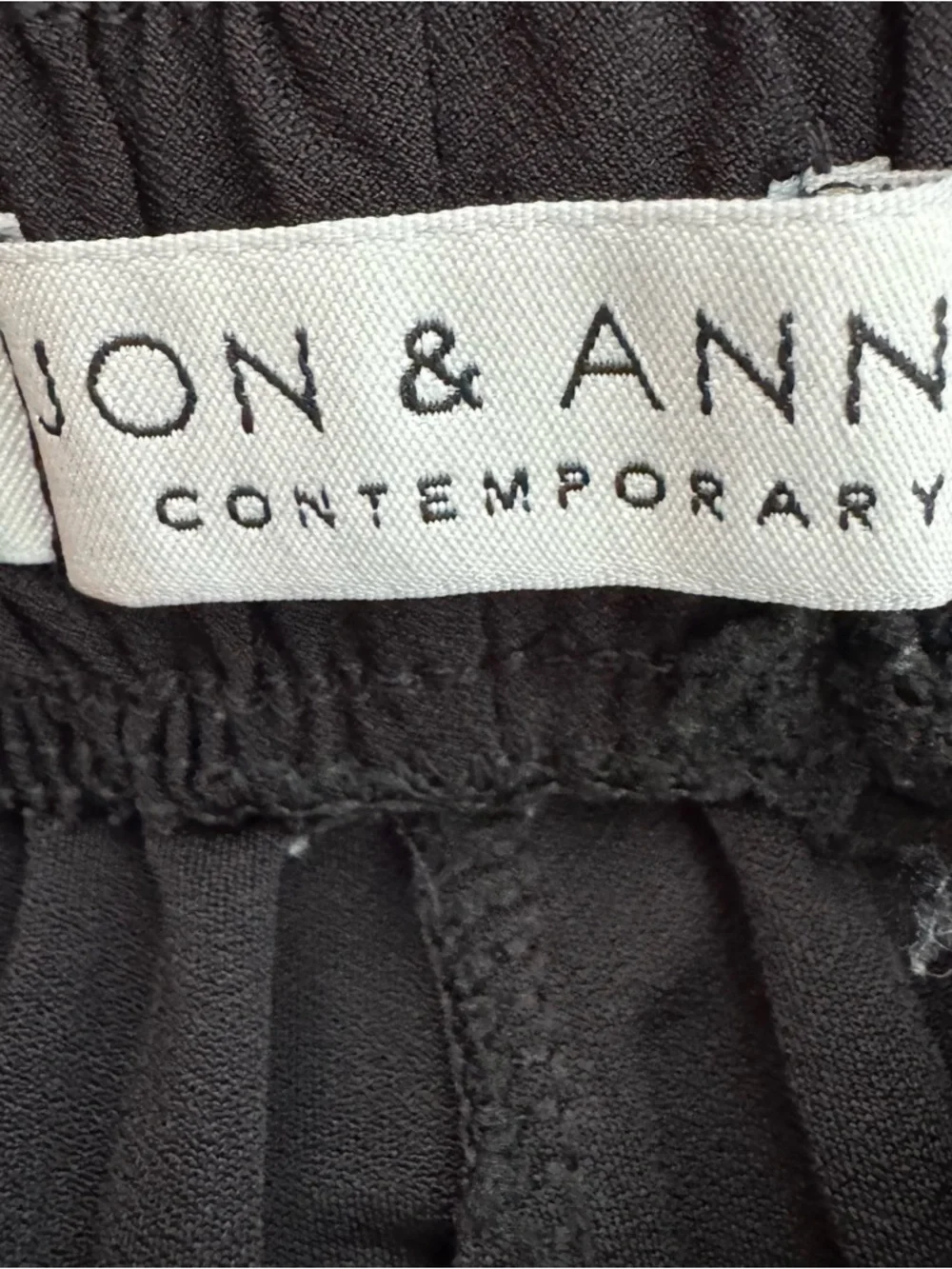❤️3/$30 Jon & Anna Contemporary Black Pleated Wide-Leg Pants with Waist Tie - M